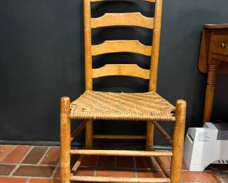 Antique Ladder back chairs