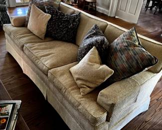 Custom Tuxeco Arm Sofa with Skirt