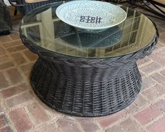 Vintage Wicker Table