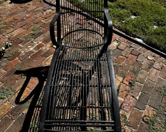 Antique Cast Iron Chaise Longue