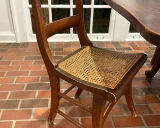 Antique Federal American Dining Chairs, Set of 8