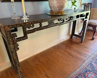 Antique Chinese Lacquer Altar Table