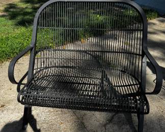 Antique Cast Iron Bench