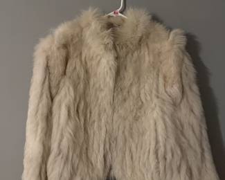 Vintage artic fox fur coat