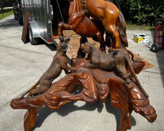 05 Large Wood Carved
