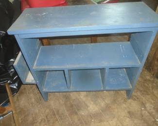 hand made wooden bookcase