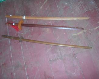 wooden re-enactment swords