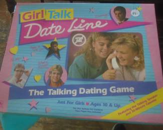 Vintage Girl talk date line game