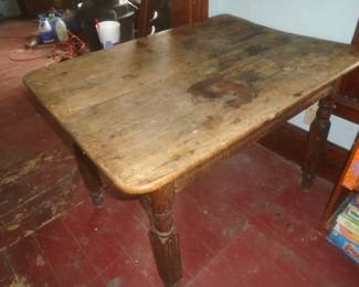 vintage oak table