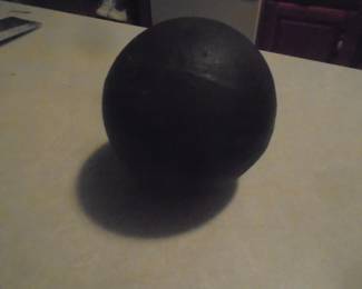 Civil war era cannon ball
