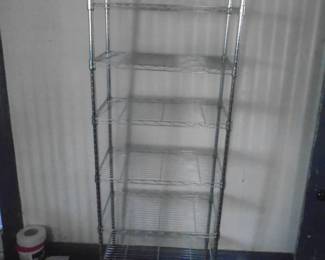 1 of 2 stainless steel shelving