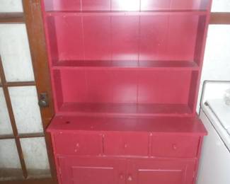 2 piece step back cupboard