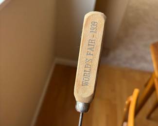 Ice pick from the San Francisco World's Fair 1939!