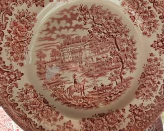 RED WHITE TRANSFERWARE
