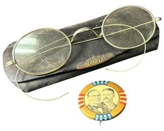 1900 Roosevelt McKinley Campaign Pin