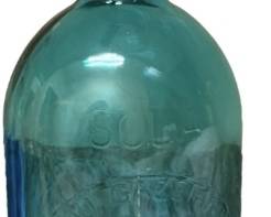 1931 Light Blue Soda Bottle