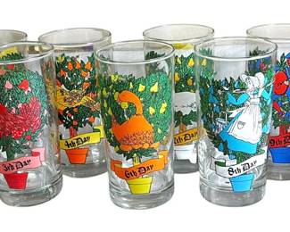 12 Days of Christmas Glassware