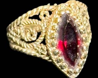 Estate Ring 18K GF
