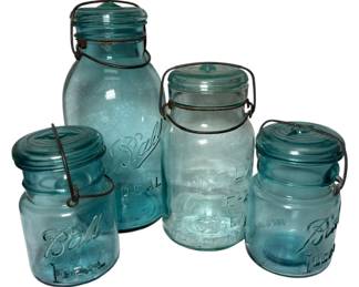 Vintage Glass Ball Jars