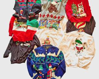 Vintage Grandma Core Christmas Sweaters