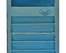 Teal Shutter Style Chalkboard
