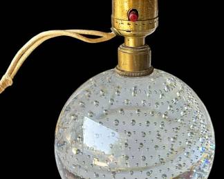 Vintage Bullicante Bubble Glass Lamp