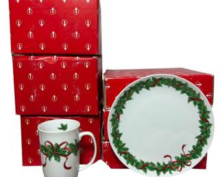 Wicks n Sticks Christmas Dishes
