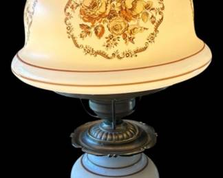 Glass Parlor Lamp