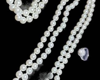 Premier Faux Pearls and Ring