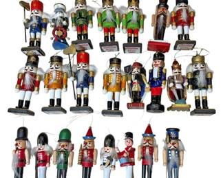 Wooden Nutcracker Ornaments