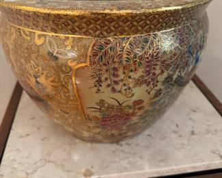 Asian garden pot