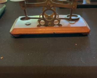 Antique Brass Balance Scale