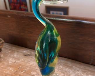 Glass Bird Sculpture
