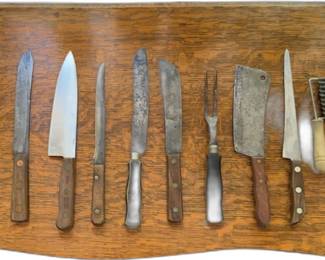 Various antique knives and kitchenware $5 each