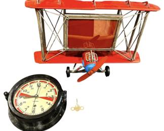 Chelsea WW2 Clock Model Airplane