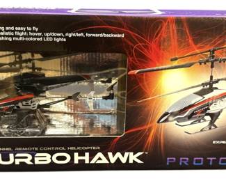 NEW Turbo Hawk Remote Control Helicopter