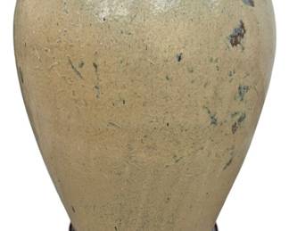 Large Glazed Stoneware Outdoor Planter