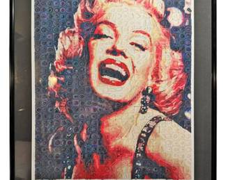 Marilyn Monroe Framed Mosaic Print