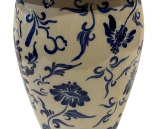 Ceramic Blue White Vase
