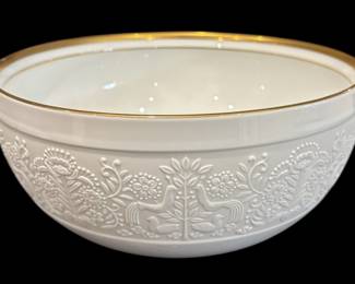 Vintage Noritake White Bisque Serving Bowl