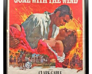 Gone With the Wind Framed Movie Poster