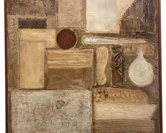 Large Textured Abstract Wall Art