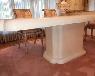 beautiful lacquered dining table
