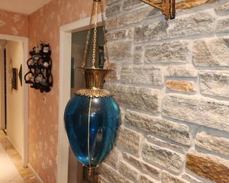 large, glass, fluid-filled, cork in top, stamped Pat'd June 16, 1891