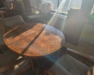 Table with two leaves