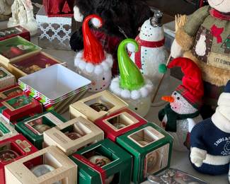More snowmen and Hallmark ornaments