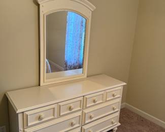 Dresser with mirror