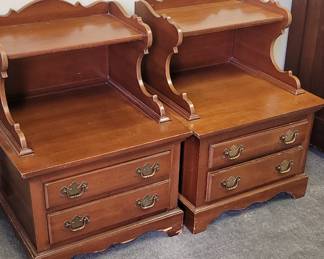 Pair of National Furniture end tables