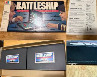 Vintage 1990 Milton Bradley Battleship Board Game