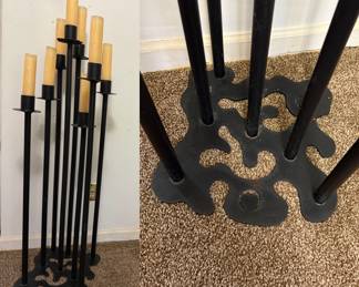 X Large 47” Modernist Floor Standing
Candelabra California Design Iron